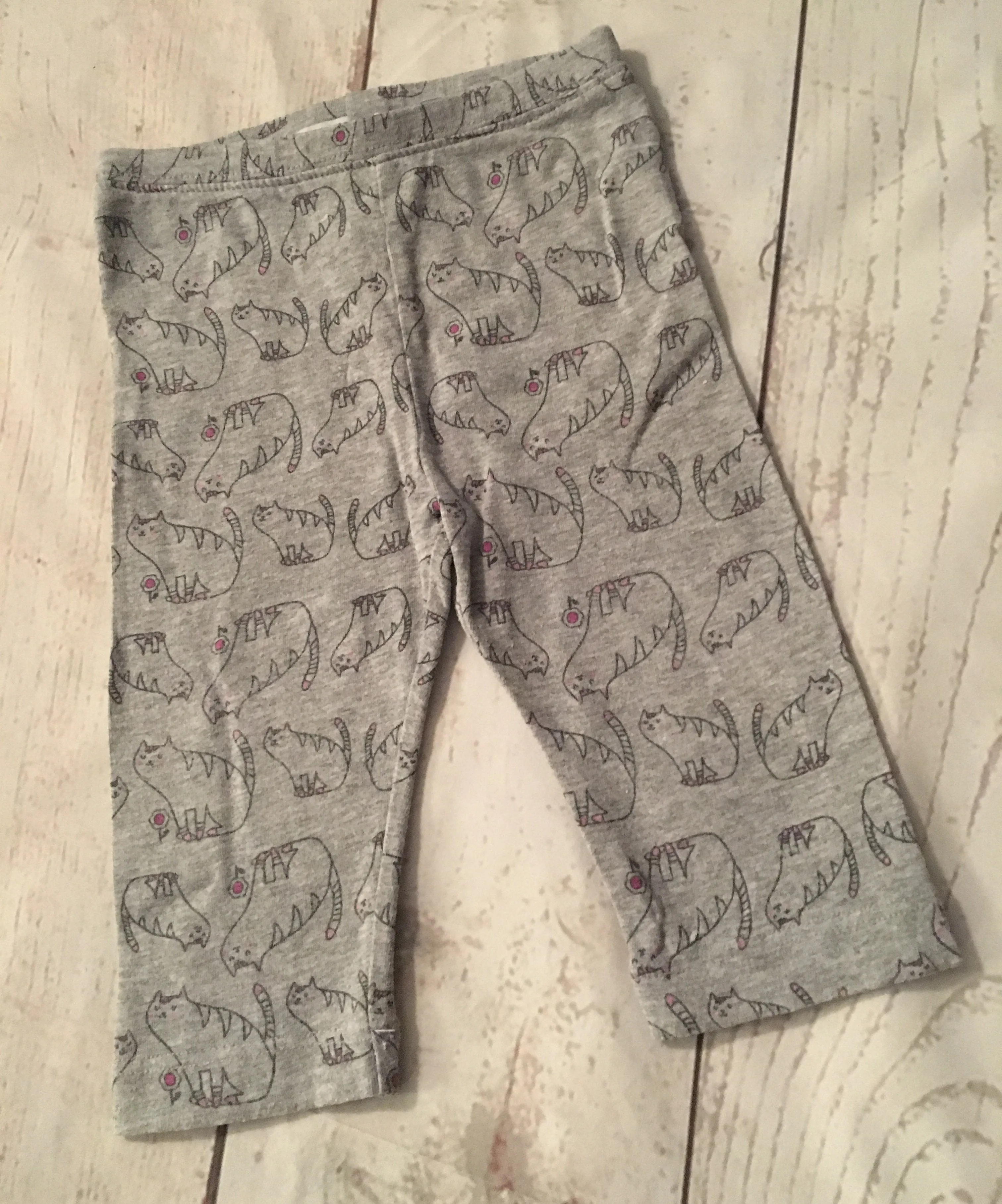 18-24 Months Cropped Cat Leggings