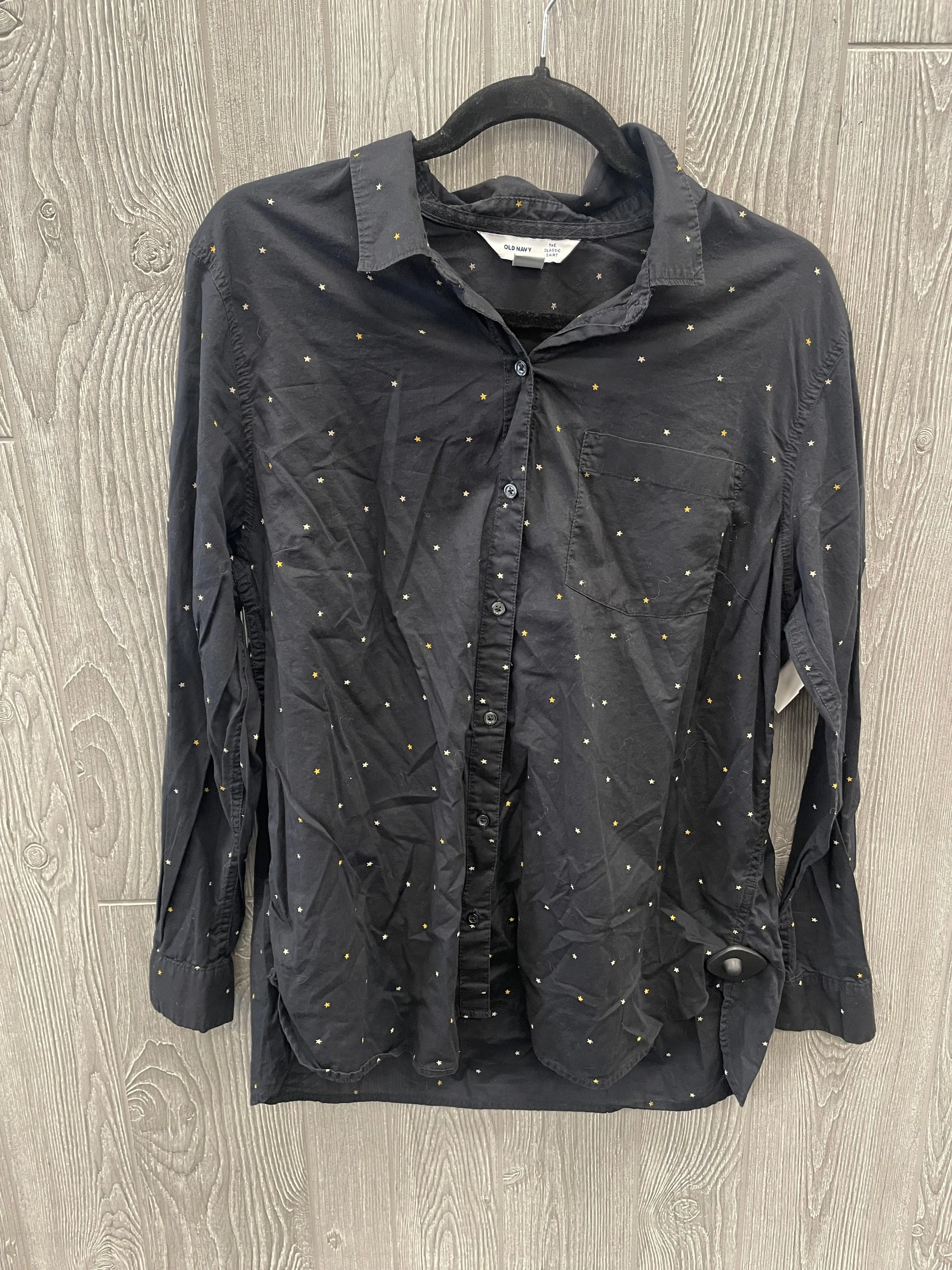 Black Top Long Sleeve Old Navy, Size Xl