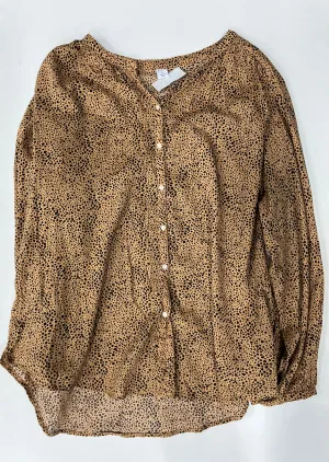 Blouse Long Sleeve By Old Navy NWT Size: L