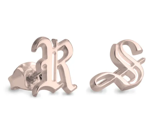New Item - Old English Stud Earrings